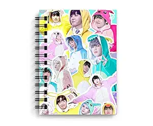 BTS BANGTON Boys New 2022 160 Ruled Pages Diary Edition + Free Personalized Bookmark by CRAFT MANIACS | Best 2022 Gift for BTS Army (BTS Boys Wearing Robes Diary)