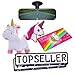 Produktbild Einhorn Unicorn Set XXL Lila Kennzeichenhalter Plüschtier Schokolade Duftbaum