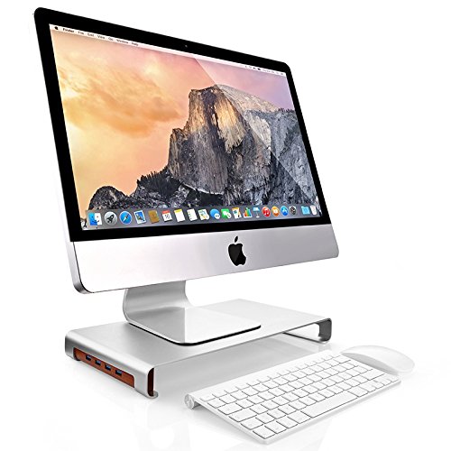 Desire2 View My Screen At Home USB Aluminium Riser Stand For iMac, Macbook, Laptop, Notebook and PC - 2