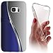 Price comparison product image Samsung S6 Edge Shell Detail Soft Case Cover Backkover Tpu Soft Case for Samsung Galaxy S4 Edge G925 1164 Abstract Blau Grau Silber
