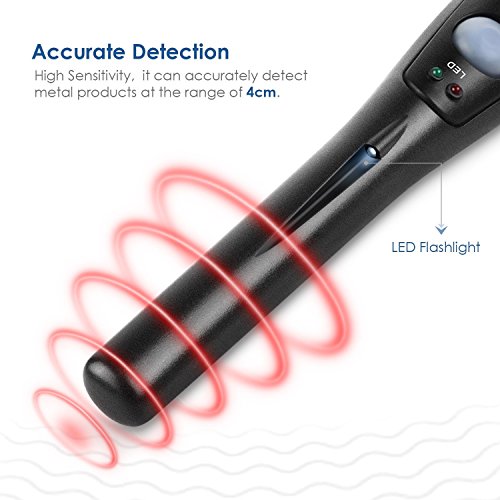 INTEY Handliche Handheld Pro Pointer Pinpointer Metalldetektor Wasserdicht IP65 mit einer klappbaren Schaufel und Tragetasche - 3