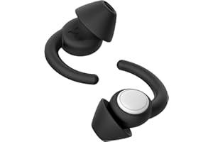 Afflatus Bouchons d'oreilles pour Enfants (10 Ans +) et Petits Conduits Auditifs - Boule Quies Enfant (Taille S, 2 Paires) (Noir Blanc-Petit)