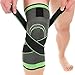 Produktbild Ueasy 1 paar fitness knieschützer atmungsaktive knie unterstützung ärmel für sport, gemeinsame schmerzlinderung, arthritis und verletzungen erholt (L, Graue + Green) (L, Graue + Green)