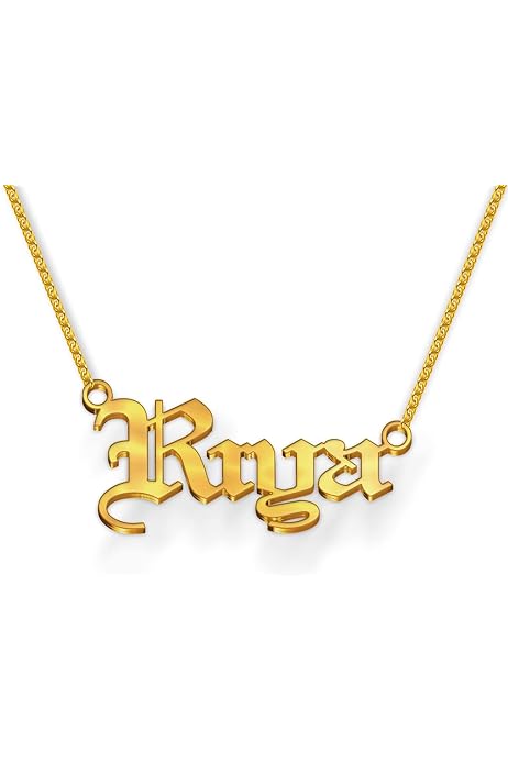 Buy Riya Name Pendant Necklace 14K Gold 