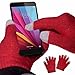 Produktbild yayago Touchscreen Handschuhe Universalgröße (ca. S - M) - für Huawei Honor 7S/Honor 7A, Nokia 3.1, Samsung Galaxy J4, Samsung Galaxy J6