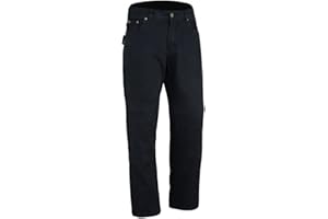 BIKERS GEAR AUSTRALIA Bikers Gear Pantaloni da motociclista, jeans taglio classico, con protezioni in kevlar DuPont Aramid rimovibili