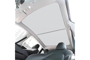 SURPN Sonnendach Sonnenschutz Blockiert UV-Strahlen Dachfenster Sonne UV-Schutz für Modell Y, 2023 Upgraded Sunshade für Model Y Zubehör 2023-2020 Visor Sunroof Sun Shade UV Reflector 2PCS
