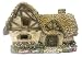 Resin English Thatched Roof Garden Cottage With Vine Covered Stone Walls For Fairy Gardens, Crafting And Displaying RS.3750.00