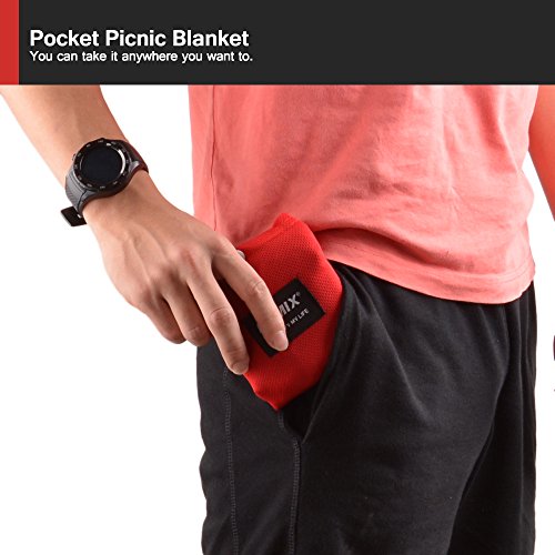 Tasche Picknick Decke, Olycism Geringes Gewicht Tragbare Wasserdicht Faltbare Picknickdecke für Draussen/Strand/Reisen/Camping/Wandern (3.6×5.2 ft) - 5