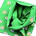 Baby Kids Girls Little Bear Cotton Loop Scarf, Skin-friendly Soft Neck Warmer (Green)