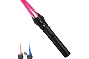 CHENRI Jetflamme Feuerzeug Gas Nachfüllbar Sturmfeuerzeug, Einstellbare Flamme Winddicht Langes Stabfeuerzeug Geschenk für Männer, Jet Feuerzeug für Kerzen, Grill, Küche, Camping (ohne Gas) (Schwarz)