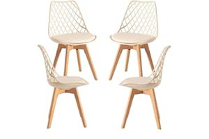 Regalos Miguel - Packs Sillas Comedor - Pack 4 Sillas Mima - Beige