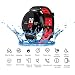 Produktbild JASZHAO Smart Watch, Bluetooth Sport Smart Watch/Heart Rate Blood Pressure Detection/Fitness Tracker/IP167 Life Waterproof/for iOS Android Cellphone,D