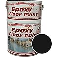 Epoxy Resin Floor Paint by Ask Coatings. for Garage, Industrial and Domestic. 2.5L (Black)