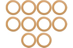 VIAGASAFAMIDO 10PCs Rubber Piston Ring, Air Compressor Compression Piston Ring, Seals Rubber O-Ring Kit, Insulated Pump Accessories for 550w OilFree Silent Air Compressor