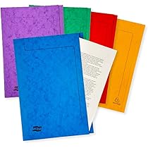 Exacompta - Ref FS315-REDZ - Guildhall - Square Cut Folder, 35 X 24.2cm, 315gsm Premium - View #5