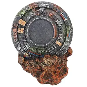 Balacoo Resin UFO Aquarium Ornament Unique Fish Tank Statue Micro Landscape Decoration Accessories for Fish Tank Aquarium