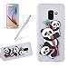 Produktbild Girlyard Hülle für Galaxy A8 Plus 2018 - Weich TPU Silikon Schutzhülle Niedlichen 3D Panda Muster Entwurf Schale Tasche Flexible Gummi Dünn Etui Matt Cover Anti-Stoß Kratzfeste für Samsung Galaxy A8 Plus 2018 Weiß