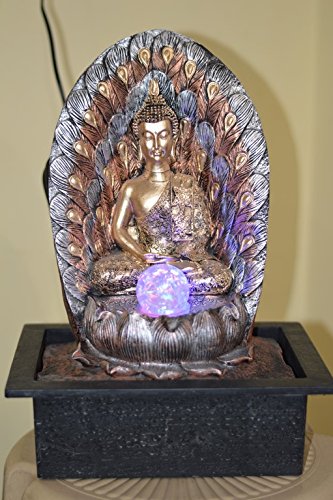 eCraftIndia Enlighted Lord Buddha Water Fountain RS.2999 (70.00% Off) - Amazon