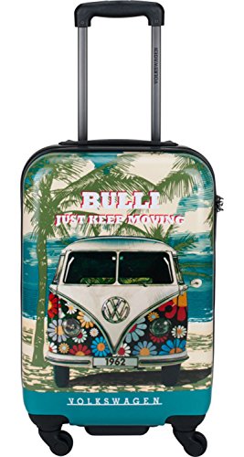 Preisvergleich Produktbild Volkswagen Luggage Collection Bulli 4-Rad Kabinentrolley 54cm Mehrfarbig