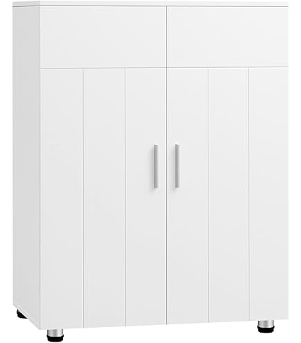 Held Möbel Küchen-Eck-Hängeschrank Mailand 60 cm Hochglanz Weiß/Weiß