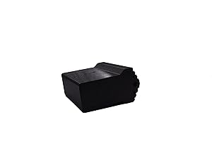 DRUCK SOLUTIONS Leiterfuss Ersatzfuss für Traversen Aussenschuh in verschiedenen Größen aus TPU UV-Resist passend für viele Leitertypen Holmgrößen Anti Rutsch Bodenschohnend Ersatzfuß weich inkl. Bohrschraube (60x22)