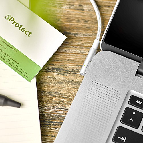 iProtect Nylon Ladegerät 60W für Apple MacBook mit MagSafe Netzanschluss in Silber – Limited Edition - 4