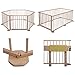 FDS Wooden Baby Playpen Foldable Combination 6 or 8 Sides (6 Sides)