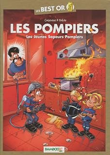 jaquette livre Les Pompiers - Best Or - JSP