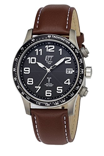 Eco Tech Time Solar Drive Funk Aviation II Titan Herrenuhr EGT-11276-22L