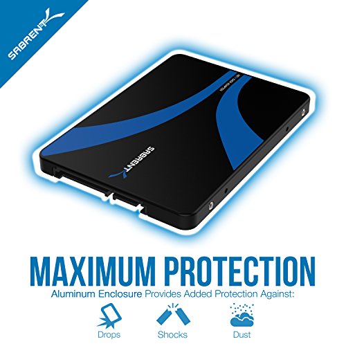 Sabrent M.2 SSD bis 2,5-Zoll SATA III Aluminium-Gehäuse-Adapter (EC-M2SA) - 7