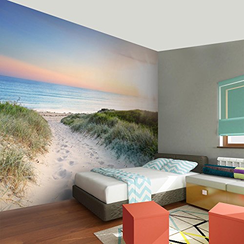 Fototapete Strand 308 x 220 cm – Vliestapete – Wandtapete – Vlies Phototapete – Wand – Wandbilder XXL – !!! 100% MADE IN GERMANY !!! Runa Tapete 9008010a - 5