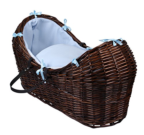 Waffle Dark Wicker Noah Pod - Blue
