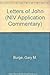Letters of John (NIV Application Commentary S.) by 