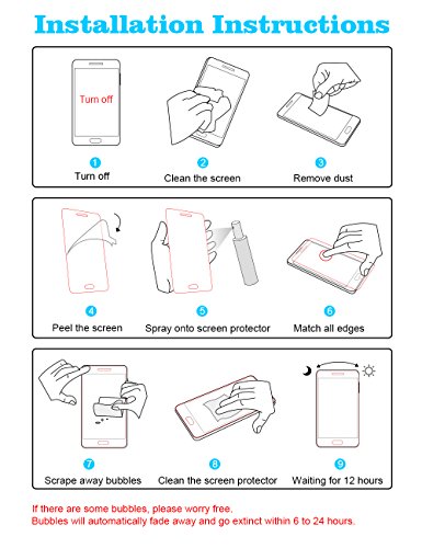 Galaxy S8 Plus Schutzfolie [2 Stück][NICHT Panzerglas], Yootech Galaxy S8 Plus Displayschutzfolie Wet Applied Anti-Luftblasen für Samsung Galaxy S8 Plus HD[lebenslange Garantie][Galaxy S8+] - 6