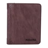 Carteras para hombre/GENOLD Clip de Dinero Cuero Cartera/Slim Billetero Para Hom