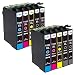Produktbild LxTek 10 Druckerpatronen Kompatibel Ersatz für Epson T1281 T1282 T1283 T1284 für Epson Stylus S22 SX125 SX130 SX230 SX235W SX420W SX425W SX430W SX435W SX438W SX440W SX445W BX305F BX305FW