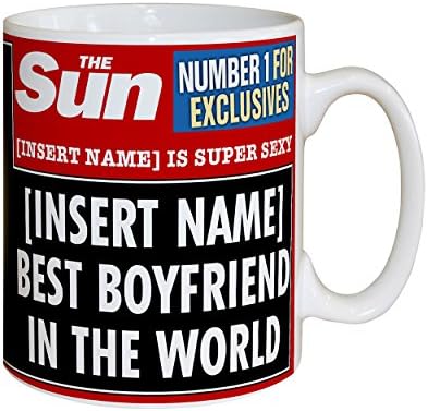 Personalised The Sun Best Boyfriend Mug - FREE PERSONALISATION