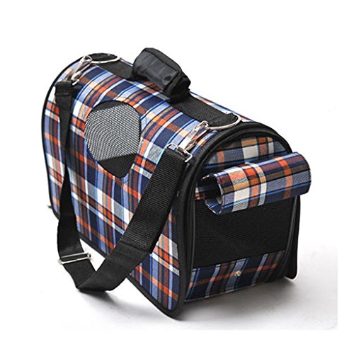 PAWZ-Road-PAWZ-Road-Plaid-Pet-Outdoor-Carrier-Cat-Dog-Comfort-Travel-Bag-Durable-And-Breathable-Full-Zipper-Cute-6-Colors