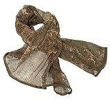 PURECITY Filet Echarpe de Protection Camouflage Militaire 190 cm x 90 cm - Différents Coloris - Chasse Photo Photographie Pêche (2# Forest Camouflage)