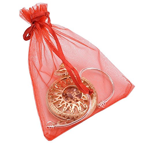 Mudder 100 Stück bunte Organzasäckchen Organzabeutel Geschenkbeutel Schuckbeutel für Hochzeit, Mittelgroß - 5