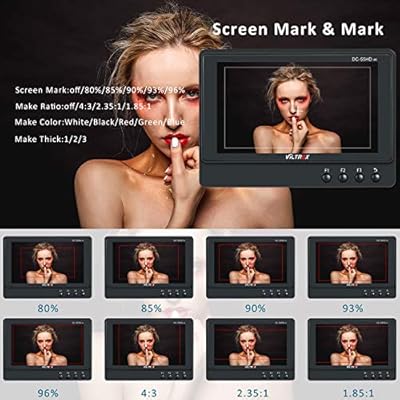 VILTROX DC-55HD 5 5 Inch Camera Monitor Full HD 1920x1200 DSLR Field Video Monitor Support 4K HDMI Signal VILTROX DC-55HD 5 5 Inch Camera Monitor Full HD 1920x1200 DSLR Field Video Monitor Support 4K HDMI Signal
