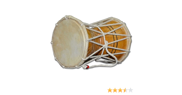 sg musical damru damroo standard natural amazon in musical instruments sg musical damru damroo standard natural
