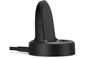 MoKo Gear S3 Ładowarka, bezprzewodowa zastępcza ładowarka do Samsung Gear S3 Classic SM-R770 / S3 Frontier SM-R760 Smartwatch, z kablem Micro USB, czarny