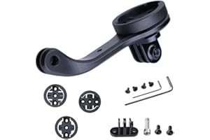 QNJUCD Fahrradhalterung für Garmin Edge Wahoo Bryton igp Sport XOSS Magene mit Adapter kompatibel mit Trek Bontrager Blendr Cervelo BMC ICS Cannondale C1 Lenker