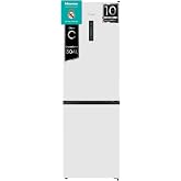 Hisense RB390N4BWC &ndash; Combi Refrigerator 2 Doors, Free Inst., Width 59.5 cm | AlxWxFn 186 x 59.4 x 59 cm, 304L, White, Inverte