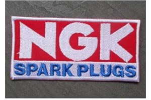 hotrodspirit NGK Spark Plug Iron-On Patch for Jacket