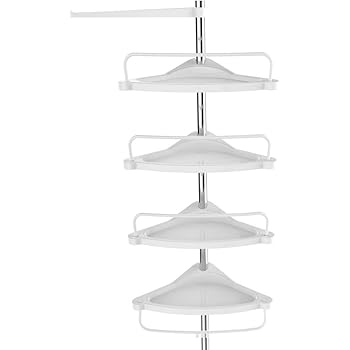 2 Aste Telescopiche A Molla - Bianche, Regolabili 30-50cm, No Fori. Per Tende, Armadi, Bagno - Foto 9