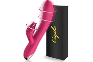 COYOHO Vibradorador Mujer Juguetes Eróticos para pareja Sexuales Dildo Realista Vibradores Punto G Consoladores.. para Mujer con Vibración Sexo Vibrador Estimulador Clitoris Femenin Hombre 10 Modos(Rosa)