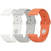 Xiaomi ile Uyumlu Redmi Watch 5 Active/Redmi Watch 5 Lite Uyumlu 22mm 3'l&uuml; PAKET Silikon Kordon Seti